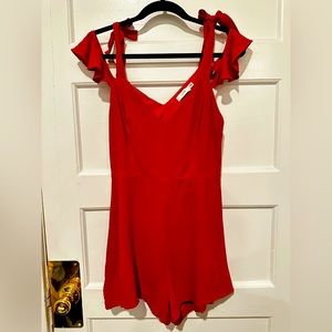 Lush Romper Cherry Red Size M